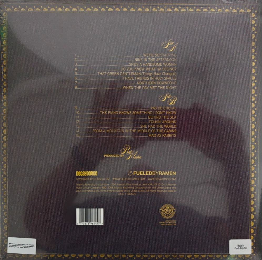 Panic! At The Disco Pretty Odd LP Album vinyl record 2017 on Decaydance