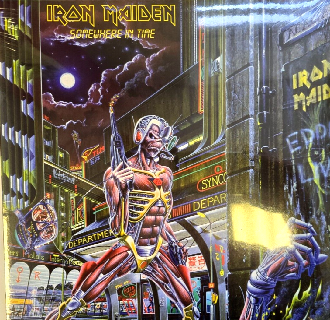 Iron Maiden Somewhere in Time LP Album vinyl record remastered 2024 reissue