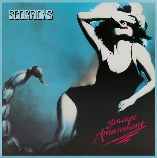 Scorpions Savage Amusement LP Album Vinyl Record Limited Light Blue Transparent