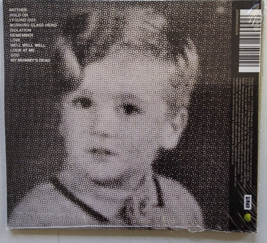 John Lennon Plastic Ono Band 2010 CD Album Reissue, Remastered Gatefold DIGIPAK