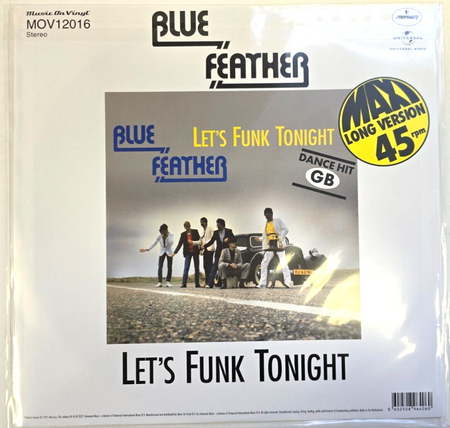 Blue Feather – Call Me Up / Let's Funk Tonight 12" vinyl record limited numbered