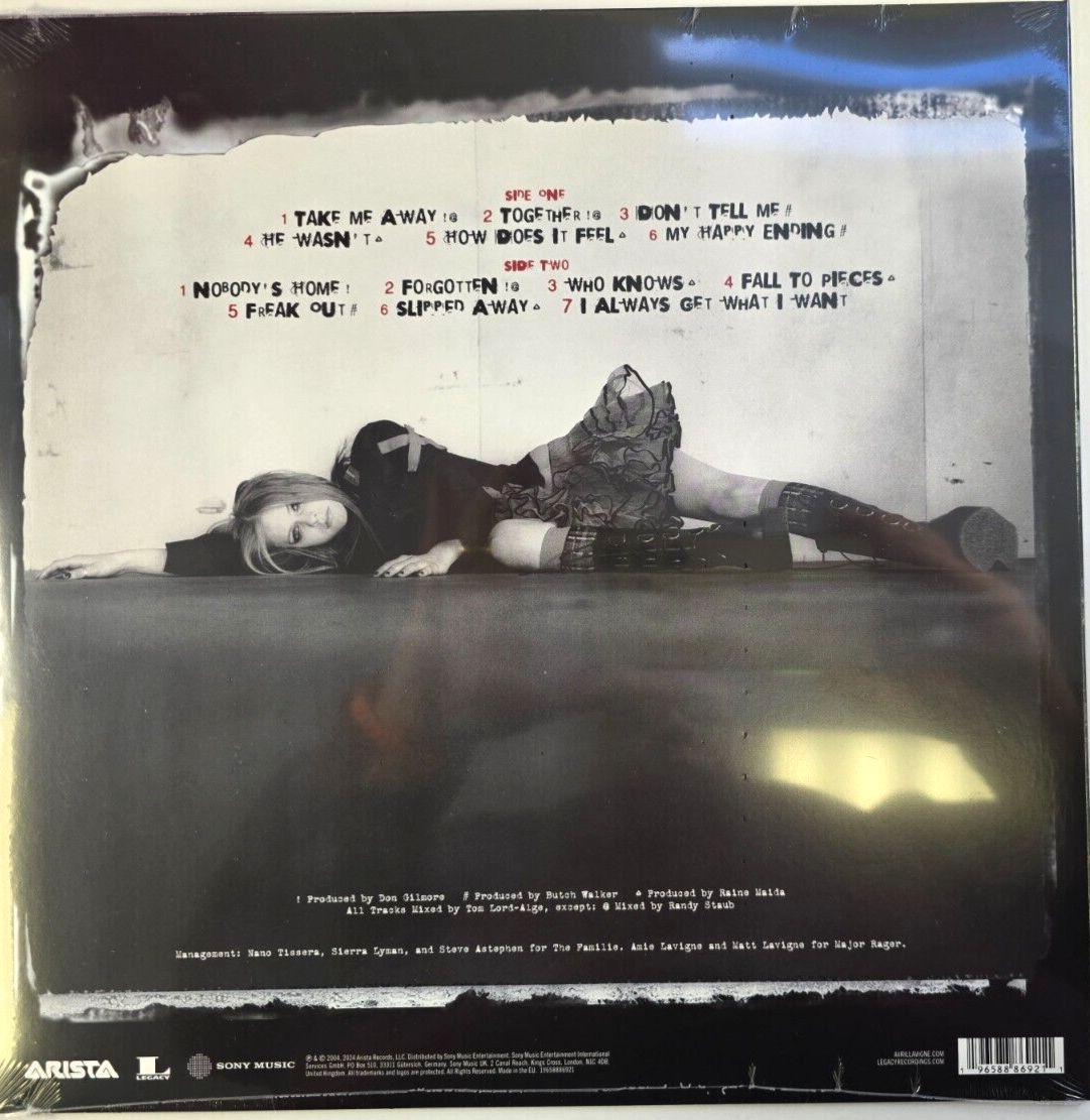 Avril Lavigne Under My Skin LP Album vinyl record black expanded 2024 reissue