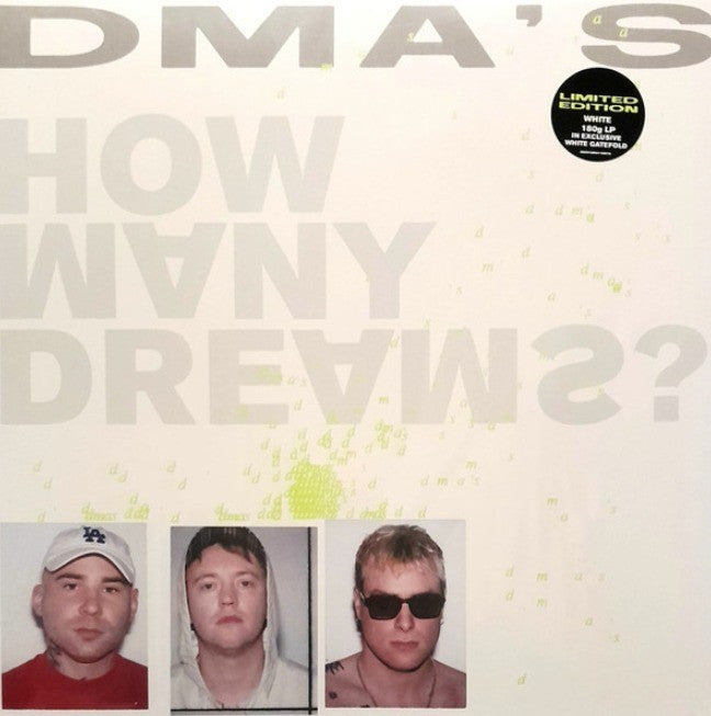 DMA's How Many Dreams? LP Album vinyl record Limited edition white 2023 white sl
