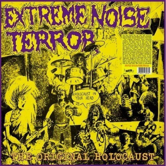 Extreme Noise Terror A Holocaust In Your Head  LP Album vinyl record with Poster