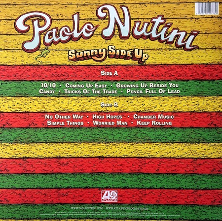 Paolo Nutini Sunny Side Up LP Album vinyl record 2021 on Atlantic