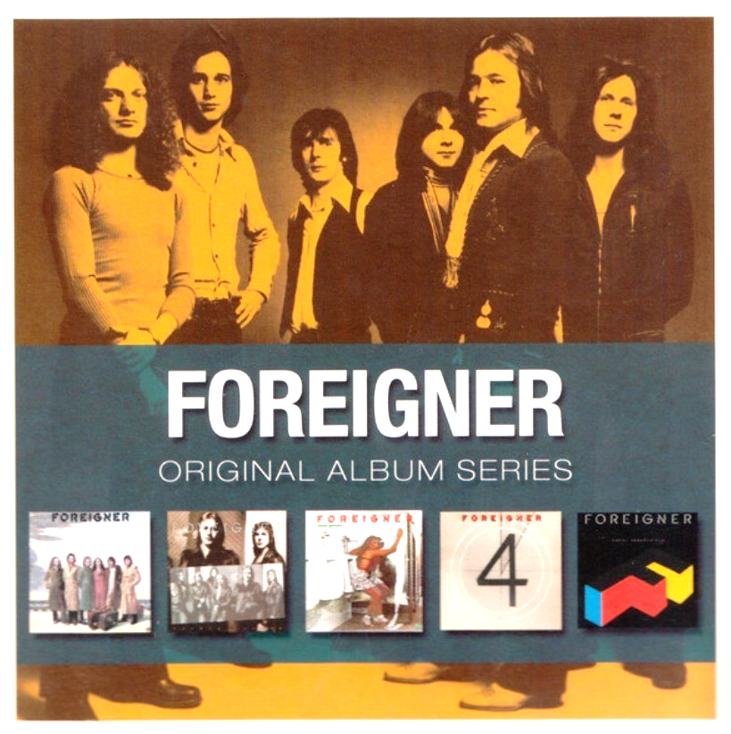 Foreigner Original Album Series CD Boxset 5 Disc Set on Rhino 2017