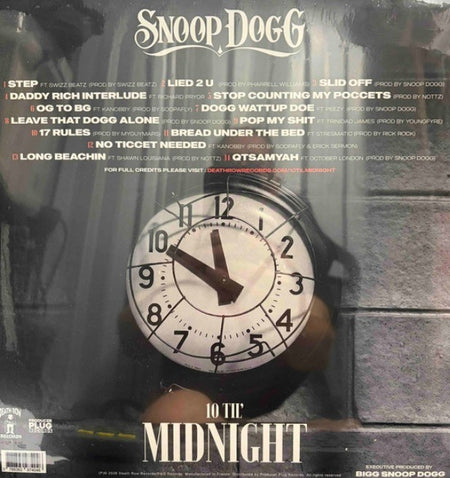 Snoop Dogg10 Til' Midnight LP Album vinyl record limited edition Picture Disc