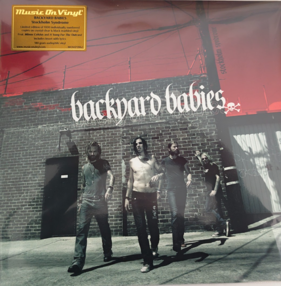 Backyard Babies Stockholm Syndrome LP Album vinyl record clear & Black 2026