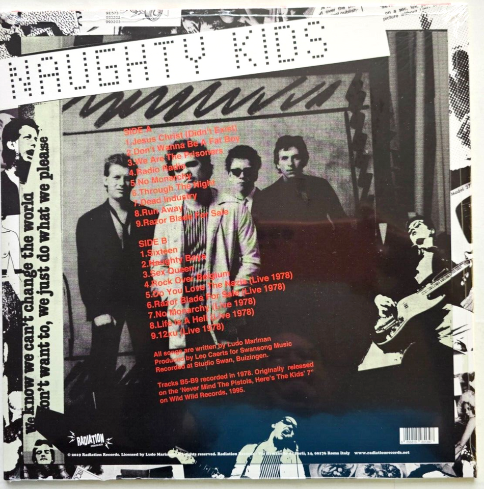 The Kids – Naughty Kids LP Album vinyl record 180gram reissue Import black