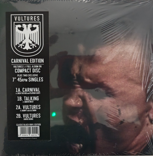 ¥$ Kanye West Ty$ Vultures 1 Carnival Edition 2 x 7" Vinyl record & CD Album