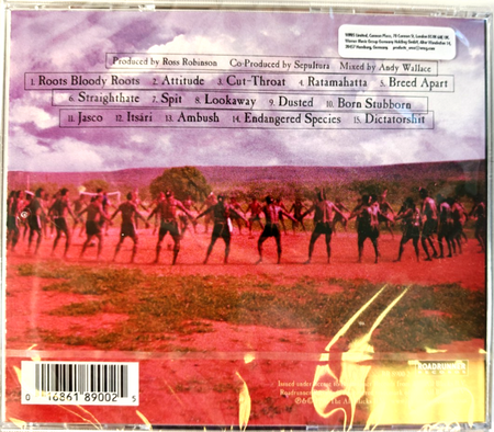 Sepultura – Roots CD Album 1996 Thrash on Roadrunner Records