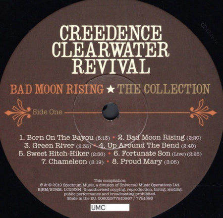 Creedence Clearwater Revival Bad Moon Rising The Collection Album vinyl record