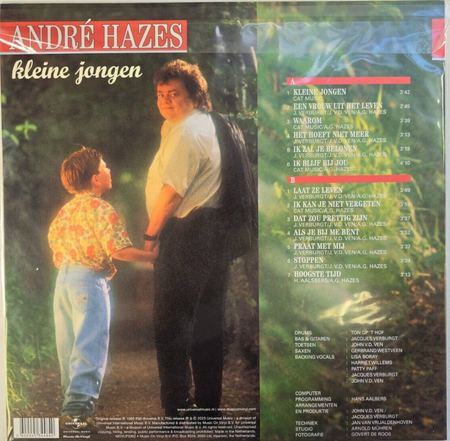 André Hazes Kleine Jongen LP Album vinyl record 180gram remastered green reissue