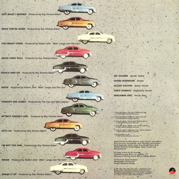 The Cars The Cars Greatest Hits LP Album vinyl record 2023 Compilation reissue
