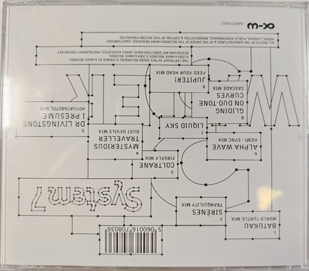 System 7 – Point 3 - Water Album CD Album tech house 2003 on A-Wave in digipak