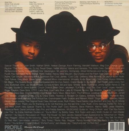 Run-D.M.C King Of Rock LP Album vinyl record 180gram remastered 2013 black