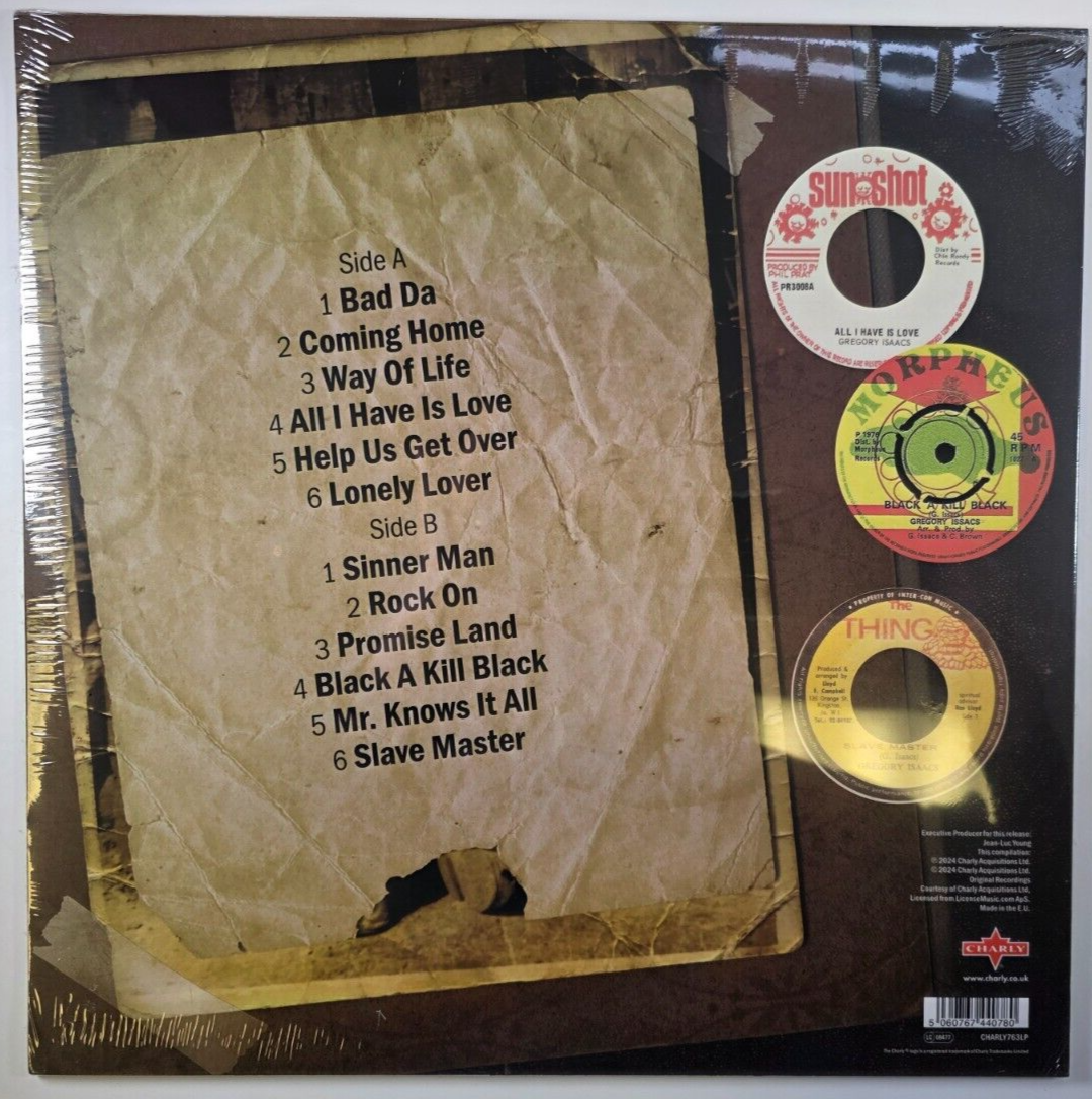 Gregory Isaacs Dancehall Days LP Album vinyl record 2024 compilation on Charly