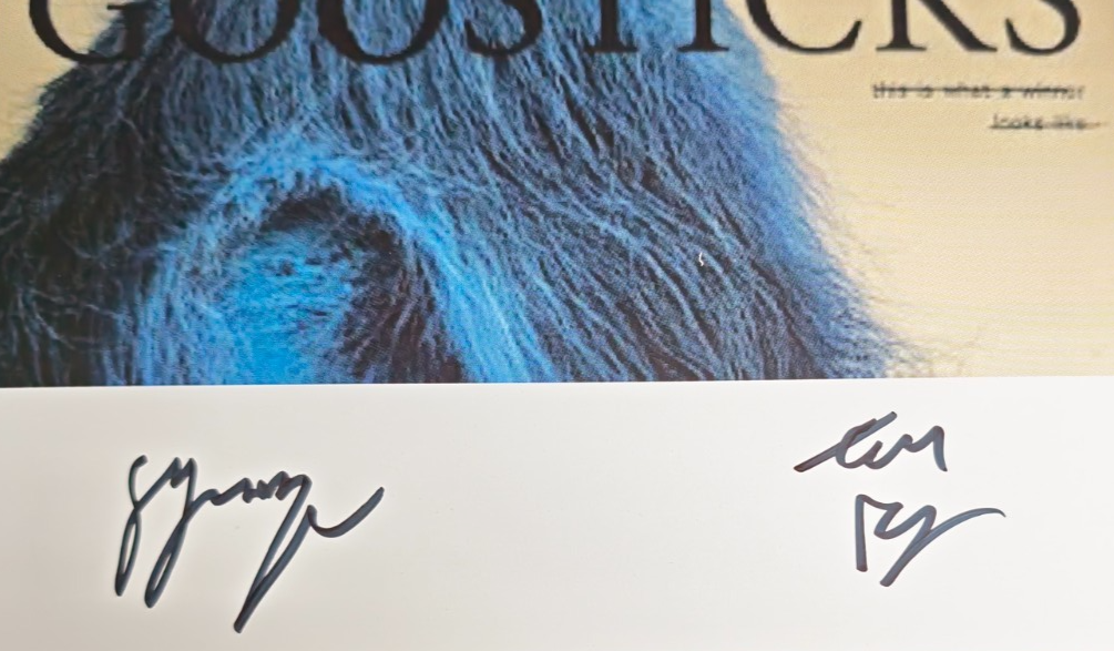 Godsticks Hand-Signed Photograph Authentic Autographs on size A4 print