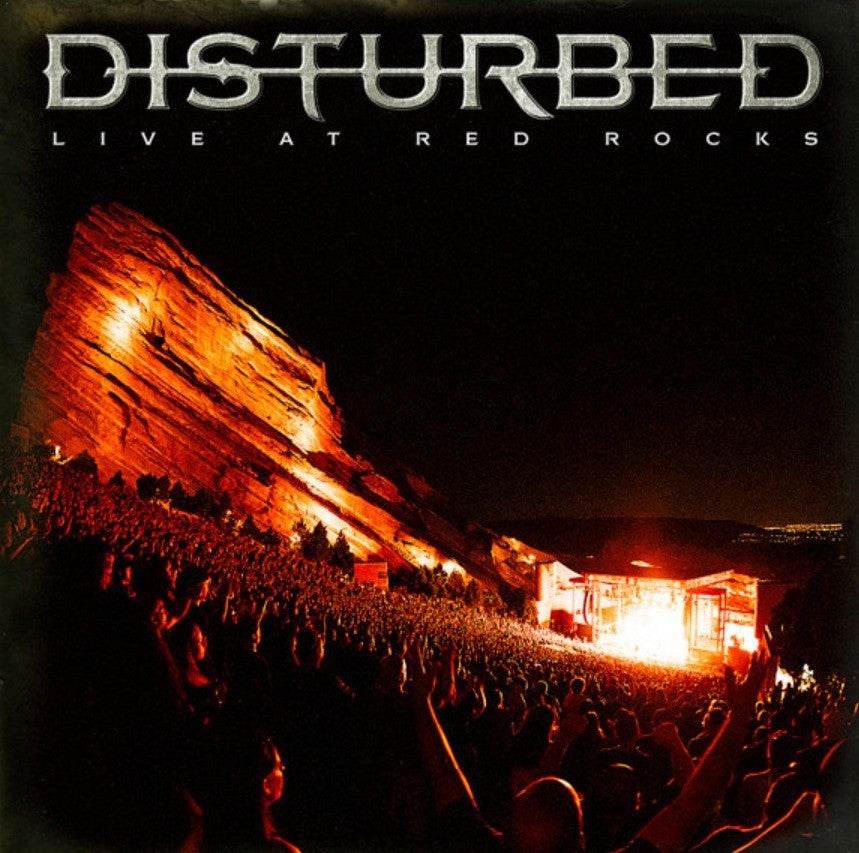 Disturbed Live At Red Rocks 2018 in Jewel Case heavy Metal on Reprise Records