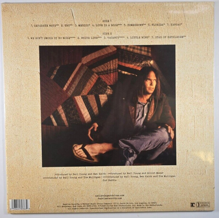 Neil Young Homegrown LP Album vinyl record 2020 Special Release Series