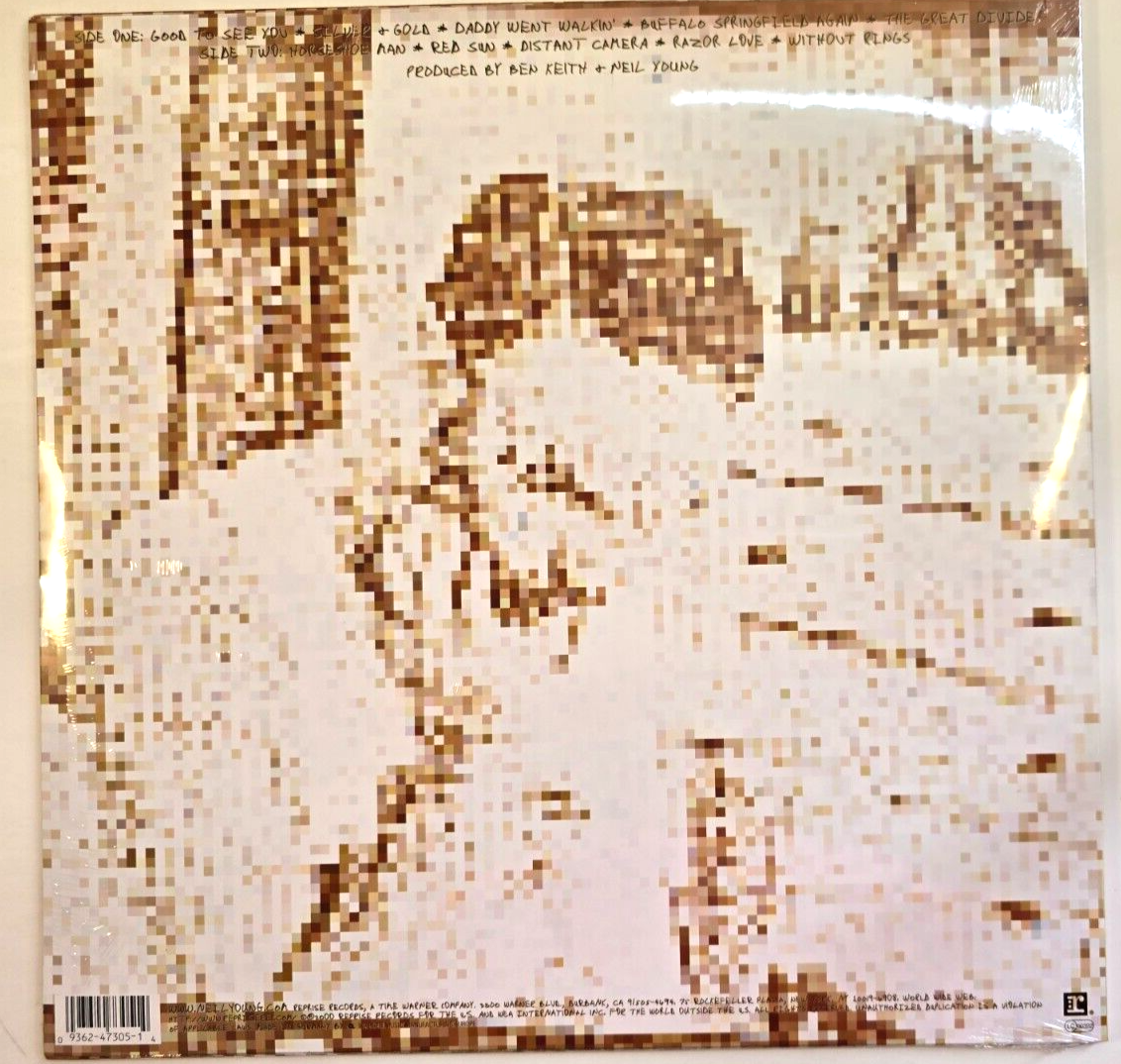 Neil Young Silver & Gold LP Album vinyl record 2000 on Reprise folk rock