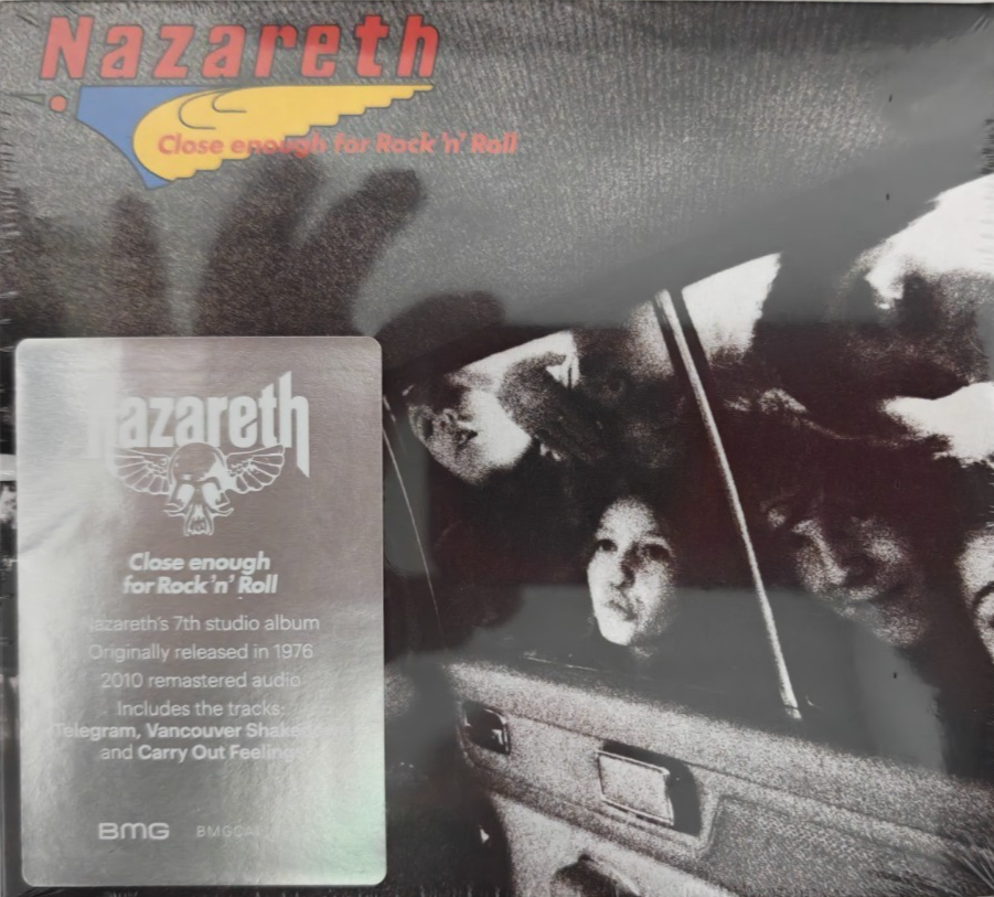 Nazareth Close Enough For Rock 'n' Roll CD album 2022 reissue on BMG