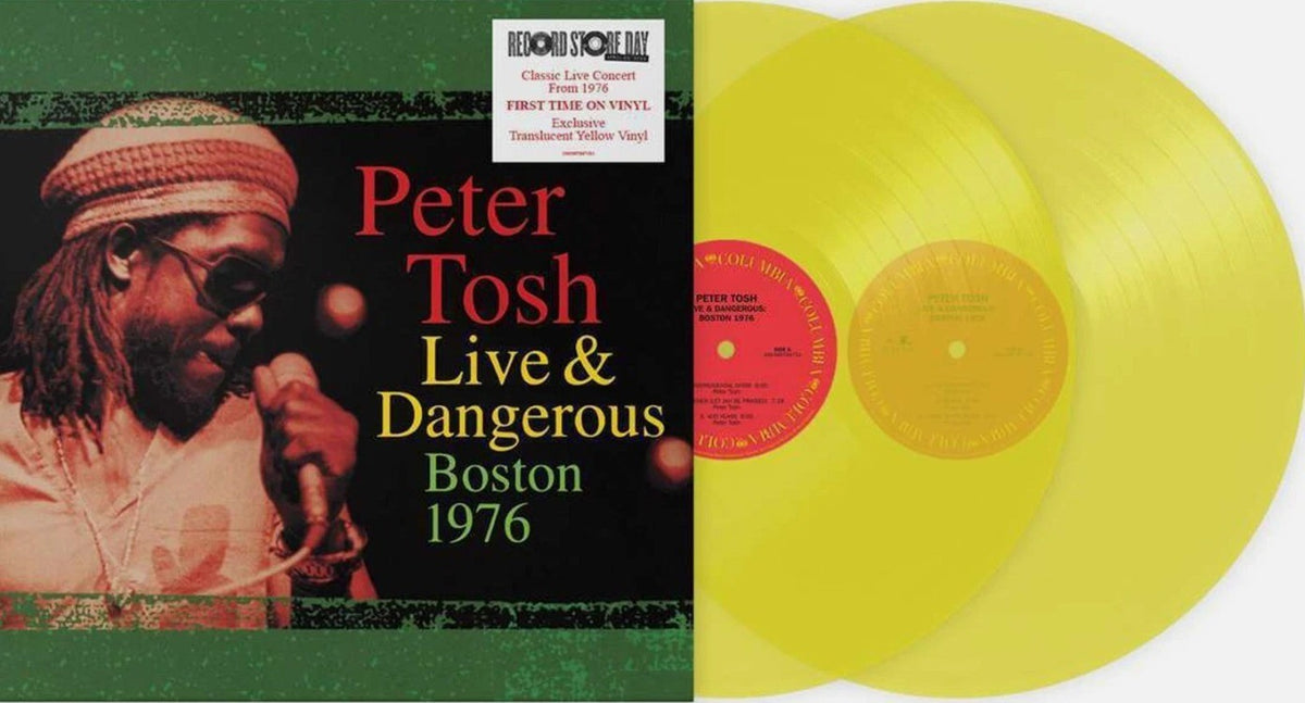 Peter Tosh Live & Dangerous: Boston 1976 LP album vinyl record RSD 2023 Yellow