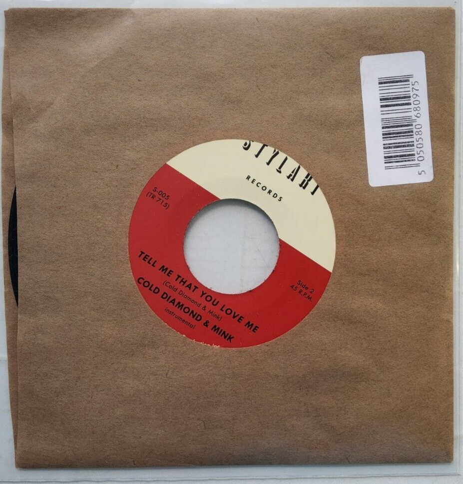 Jonny Benavidez And Cold Diamond & Mink Tell Me That You Love Me 7" record 2020