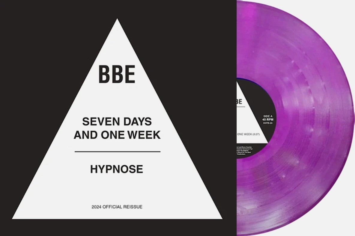 BBE Seven Days And One Week / Hypnose 12" vinyl record black 2024 Purple reissue