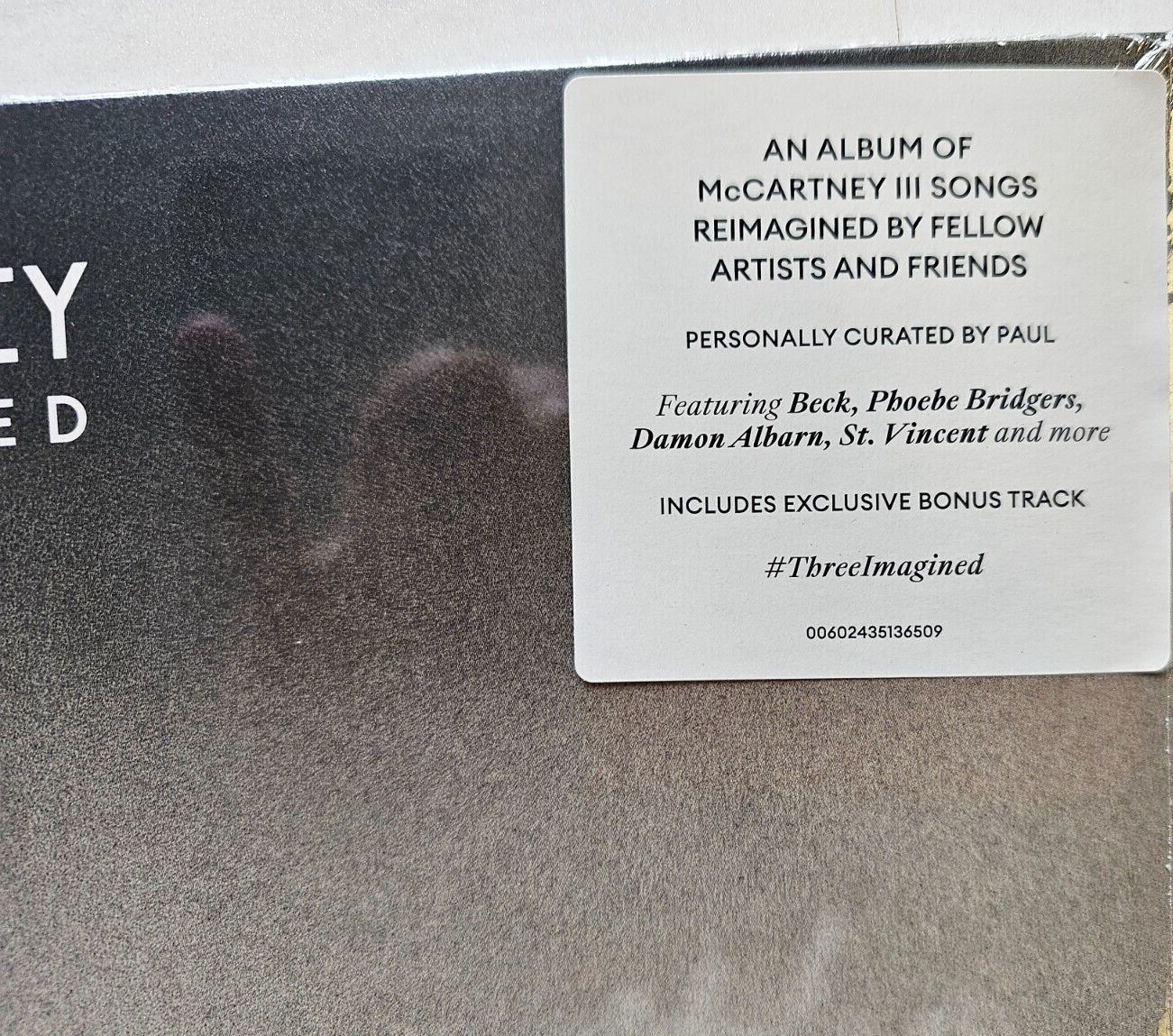 McCartney – McCartney III Imagined 2 x LP Album vinyl record 2021 new pop rock