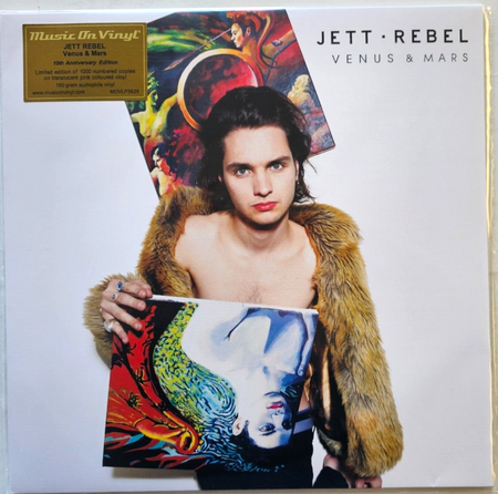 Jett Rebel – Venus & Mars Limited pink numbered LP Album vinyl record 180g new