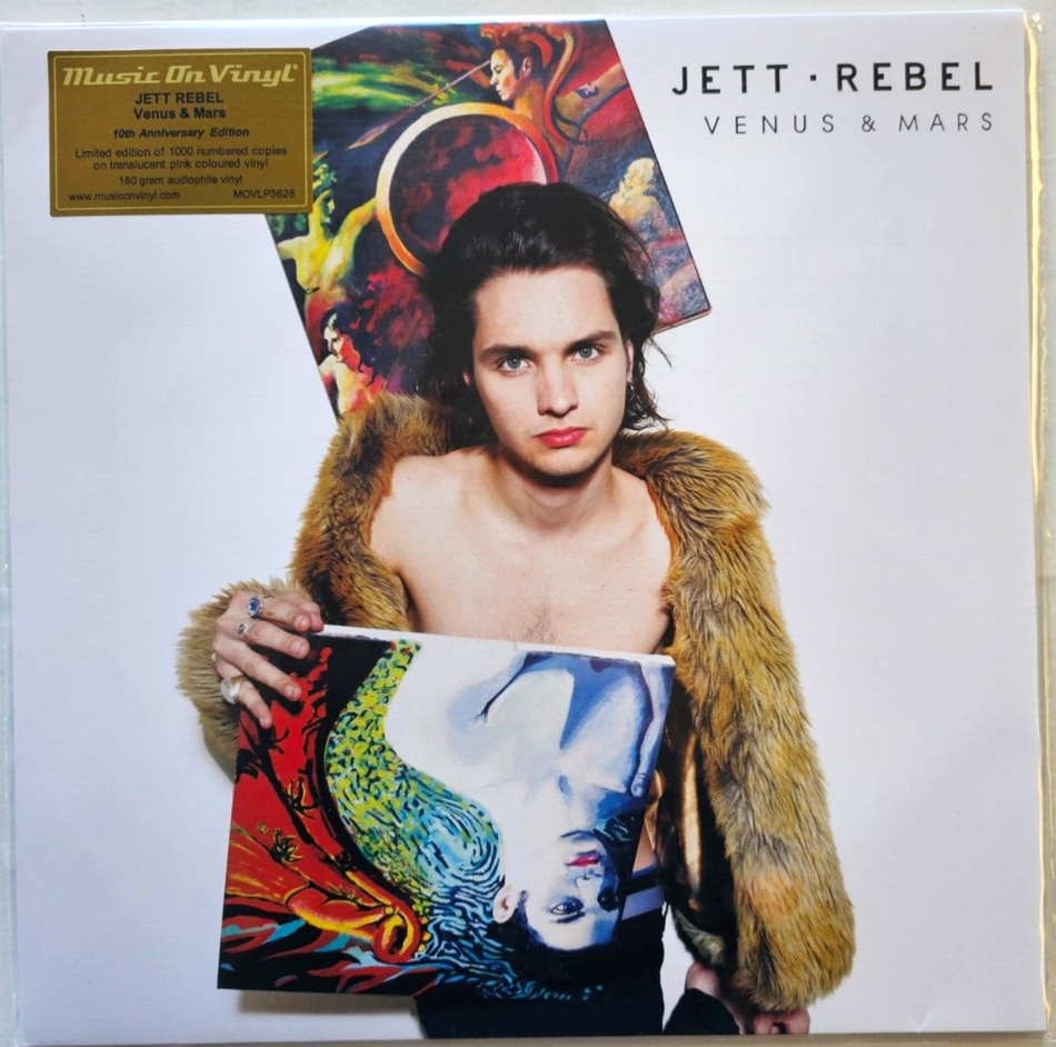 Jett Rebel – Venus & Mars Limited pink numbered LP Album vinyl record 180g new