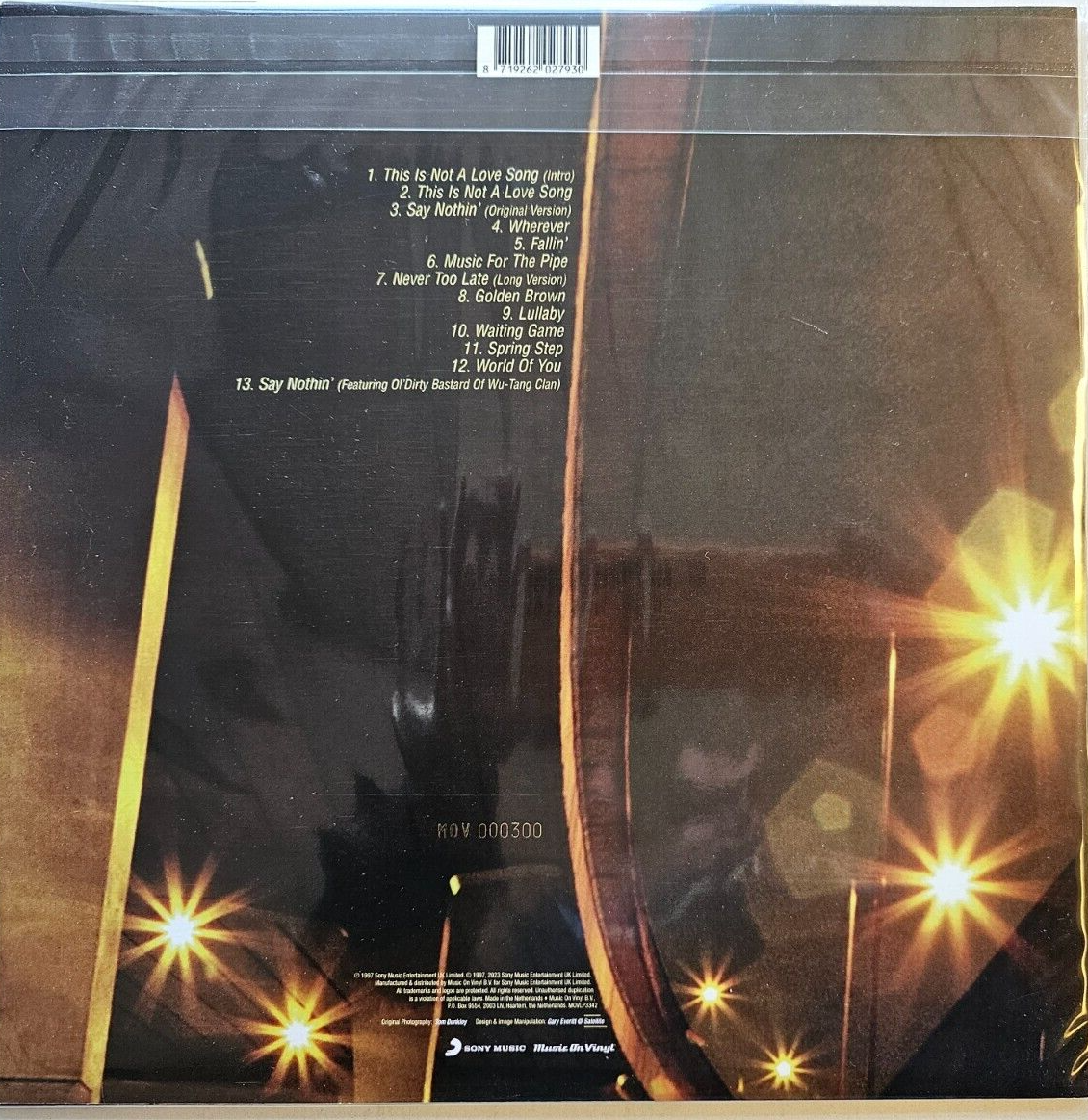 Omar – This Is Not A Love Song Limited gold numbered LP Album vinyl record new