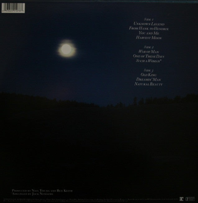 Neil Young Harvest Moon LP Album vinyl record 2017 remastered reissue on Reprise