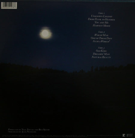 Neil Young Harvest Moon LP Album vinyl record 2017 remastered reissue on Reprise