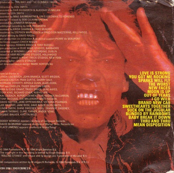 The Rolling Stones – Voodoo Lounge CD Album 1994 on Virgin