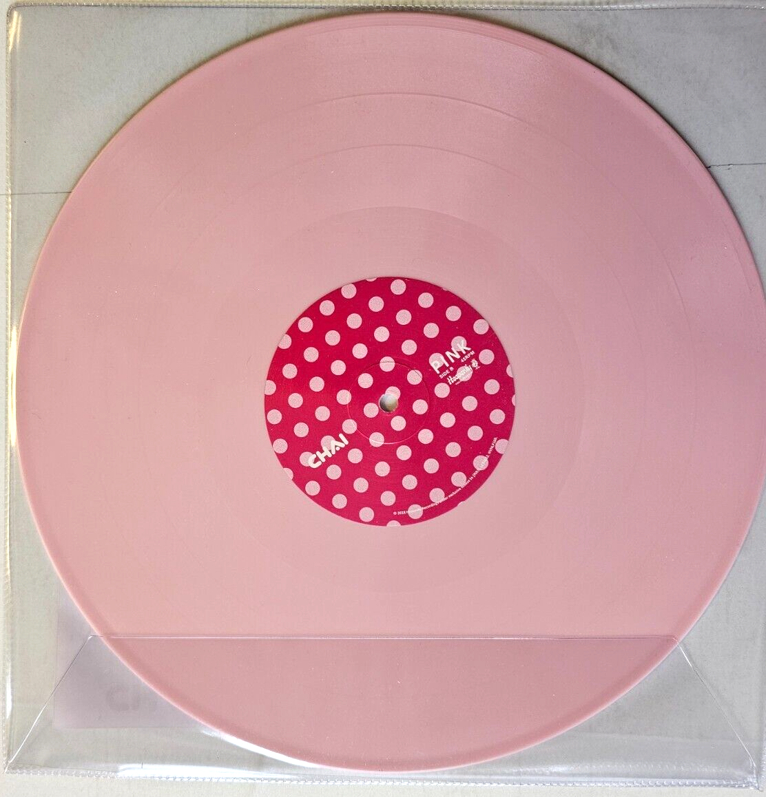 CHAI PINK Limited edition Pink 12" vinyl record on Heavenly Recordings 2018
