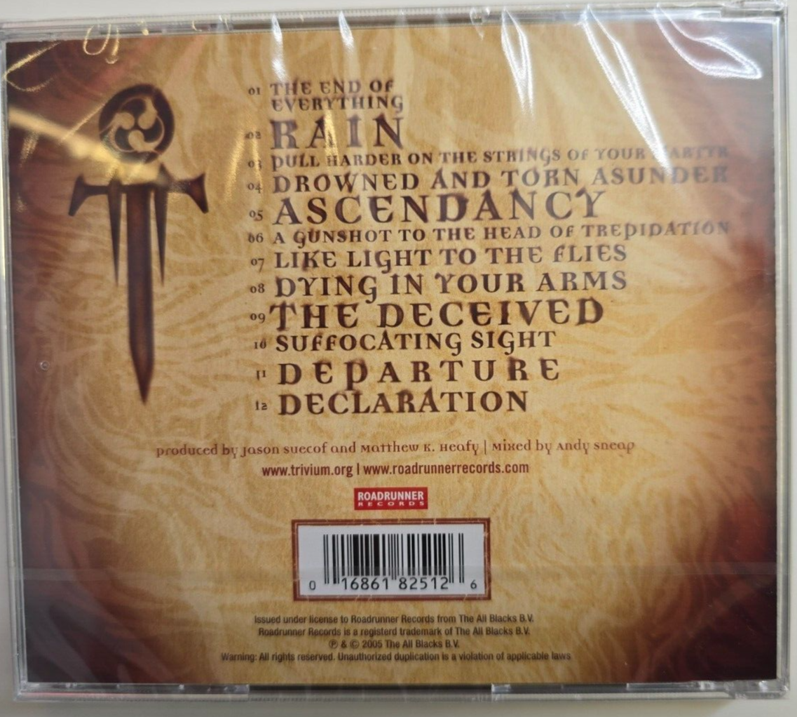 Trivium - Ascendancy (Parental Advisory, 2005) CD Album in Jewel Case Thrash