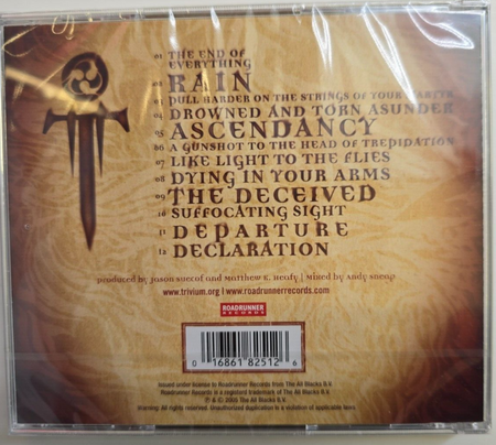 Trivium - Ascendancy (Parental Advisory, 2005) CD Album in Jewel Case Thrash