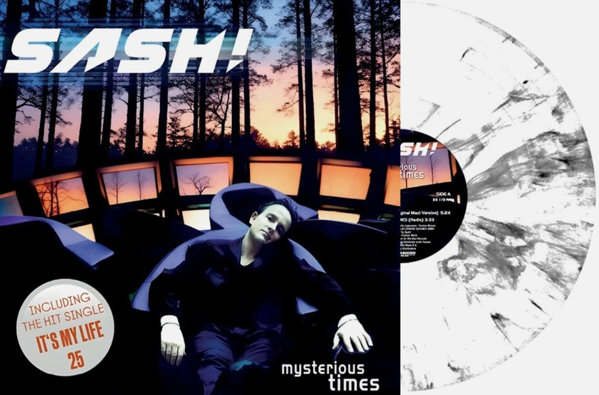 Sash! Mysterious Times It's My Life 12" vinyl limited white marble 2026 reissue