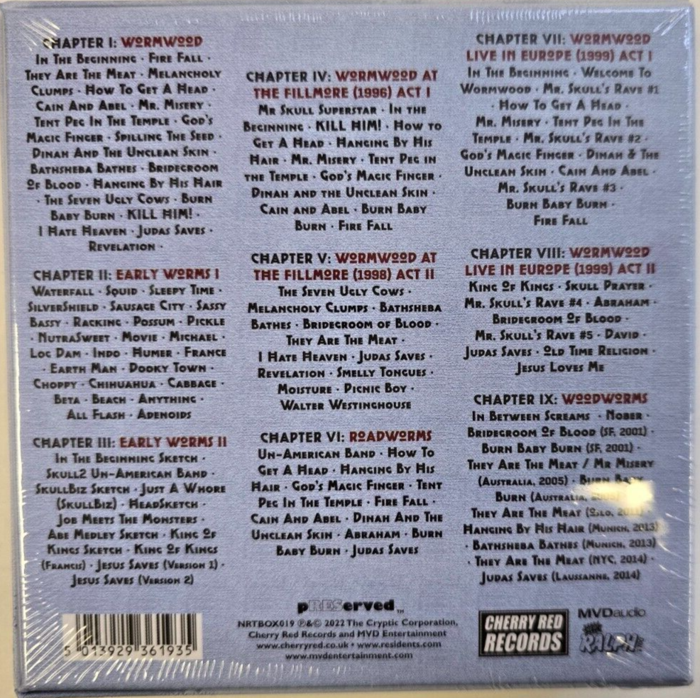 The Residents – Wormwood Box CD Boxset 8 x CD collectors edition Cherry Red