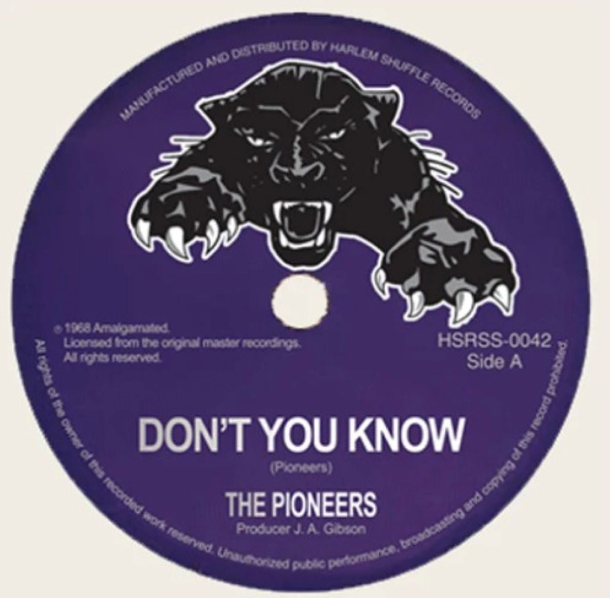The Pioneers Don’t You Know / Me Naw Go A Believe 7" vinyl record 2026 reissue