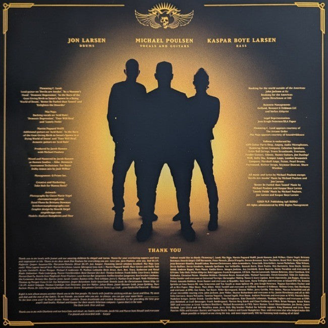 Volbeat God Of Angel LP Album vinyl record 2025 limited lampglow on Vertigo