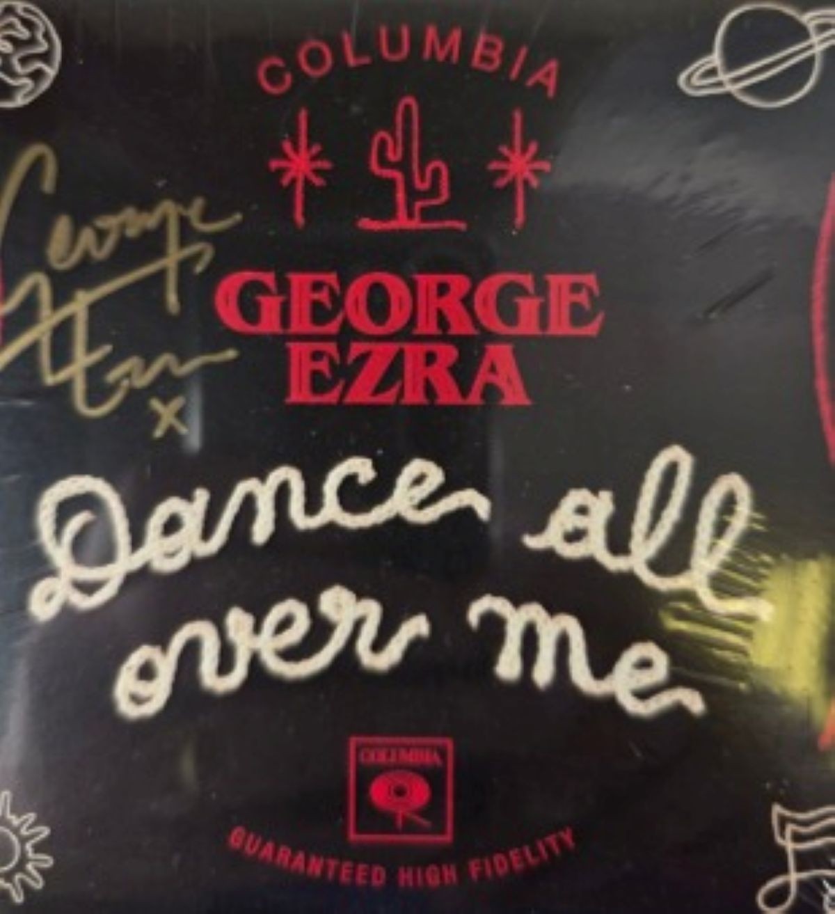 George Ezra Dance All Over Me Signed CD Columbia 2022 in digipak 