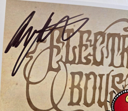 Electric Boys Signed presentation A4 on glossy print by Band Members