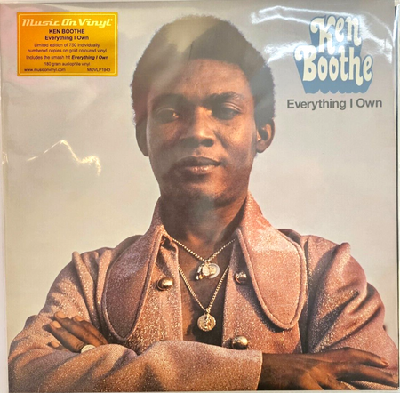 Ken Boothe – Everything I Own LP Album vinyl record limited gold numbered 2024