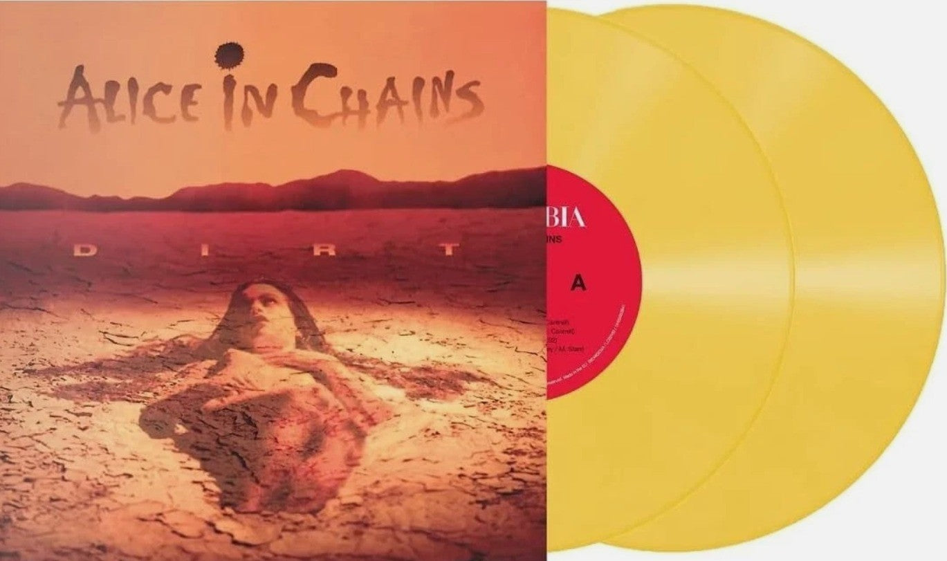 Alice In Chains – Dirt LP Album vinyl record Limited 2 x Yellow remastered 2022