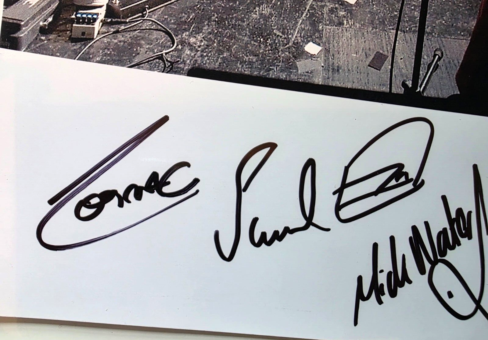 The Answer Hand signed A4 glossy presentation by the band rock memorabilia