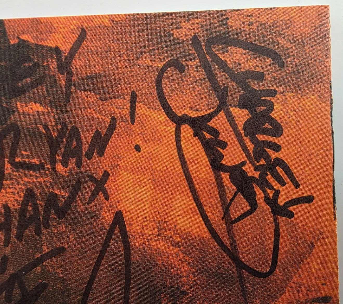 Authority Zero Hand signed  CD Sleeve by the band rock metal memorabilia punk