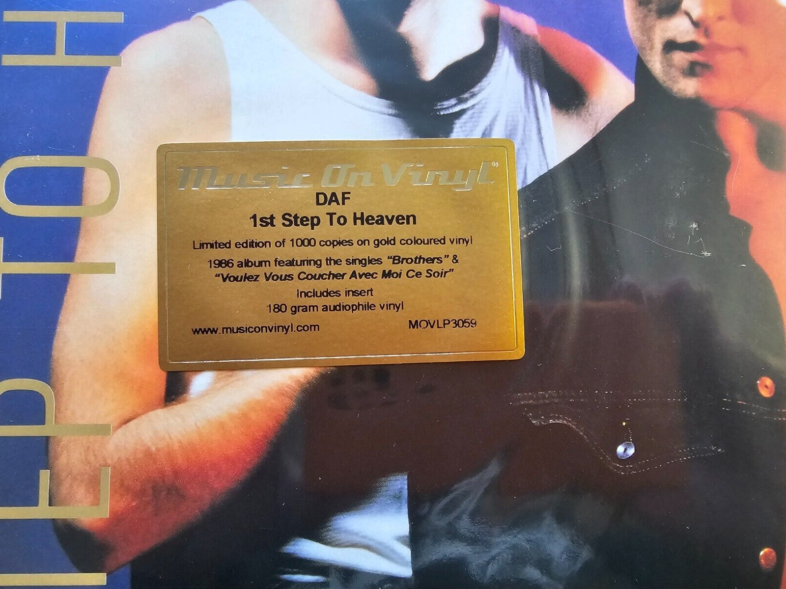 DAF 1st Step To Heaven Limited ed gold numbered LP Album vinyl record 180g new